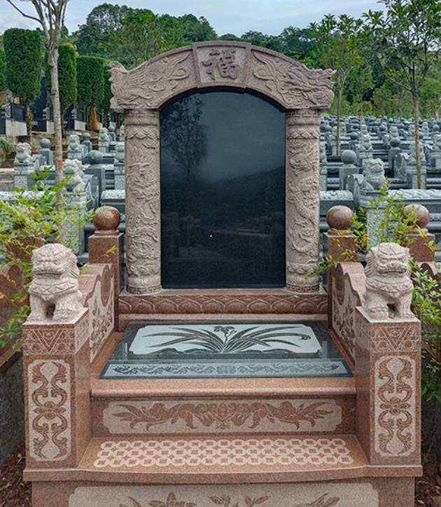 园区实景墓碑照片